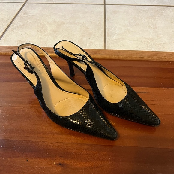 Calvin Klein Black Day Classic Python Print E4226 Heel - Picture 1 of 9